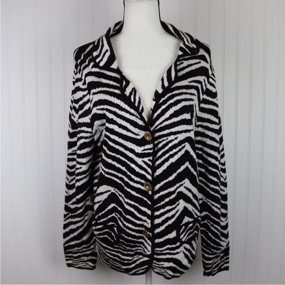 vintage y2k animal print sweater - Picture 3 of 9